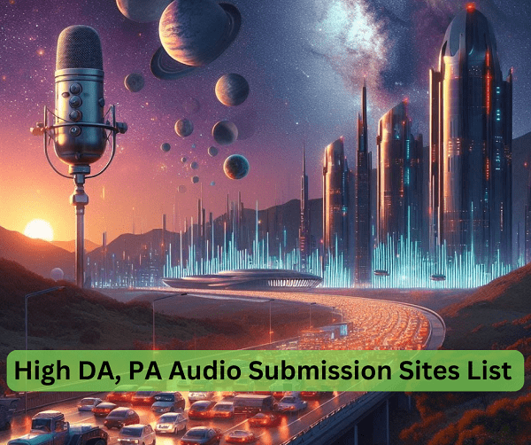 High DA, PA Audio Submission Sites List